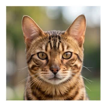 Close-up portrait of a Bengal