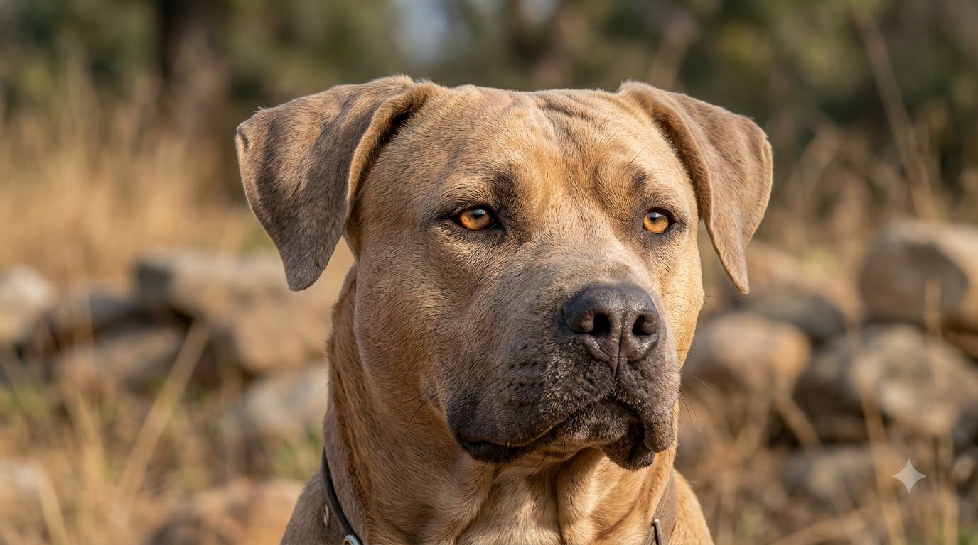 Close-up headshot portrait of a Bully Kutta