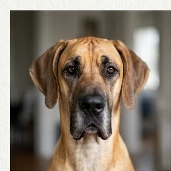 Close-up portrait of a Great Dane
